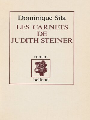 cover image of Les Carnets de Judith Steiner